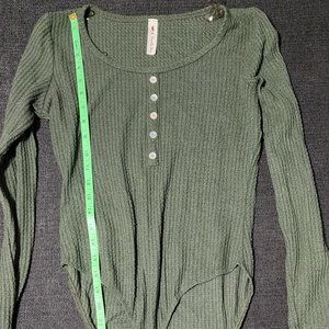 Olive Cozy Bodysuit